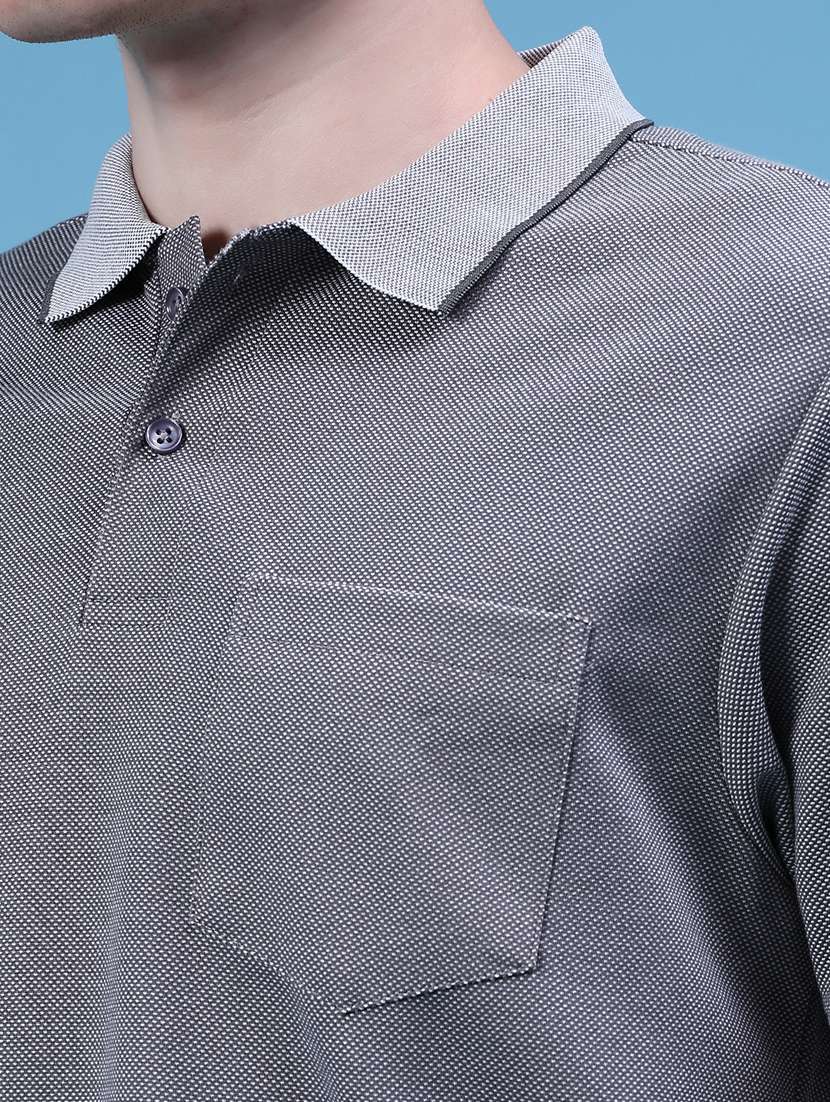 men solid short sleeve regular fit polo t-shirt - 21957636 -  Standard Image - 4