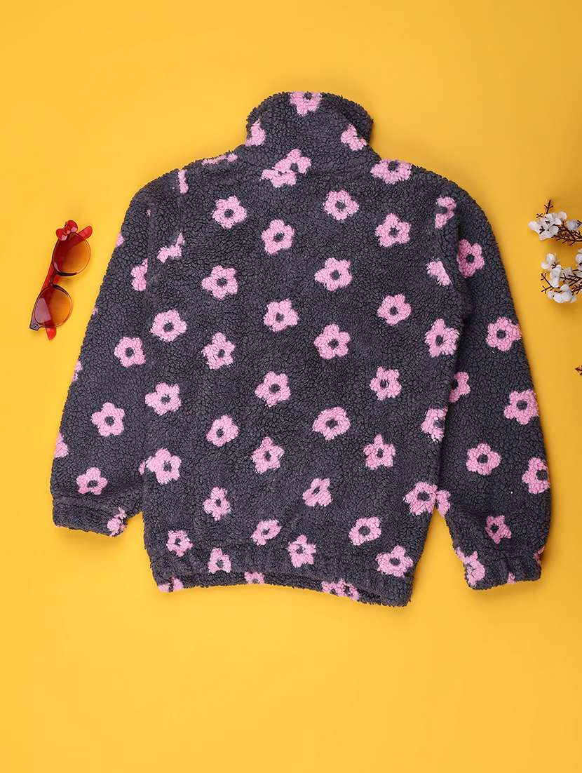 girls self designed long sleeve sweatshirt - 21957660 -  Standard Image - 1