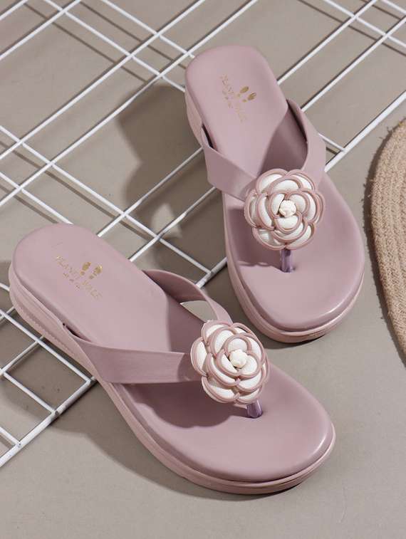 women embellished toe separator flat sandal - 21957757 - Zoom Image - 0