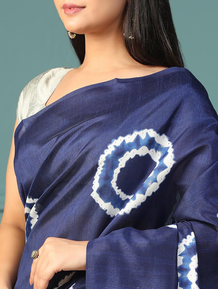women printed casual wear saree with blouse - 21957844 - Standard Image - 6