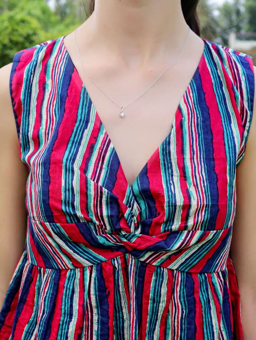 women striped top and trouser co-ord set - 21957852 -  Standard Image - 4