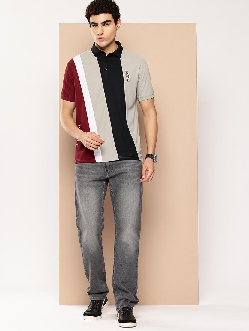 men front & back print round neck oversized t-shirt - 21957902 - Standard Image - 4