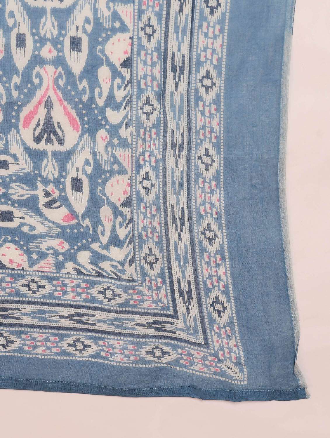 women three quarter sleeve kurta pant with dupatta set - 21957937 -  Standard Image - 6