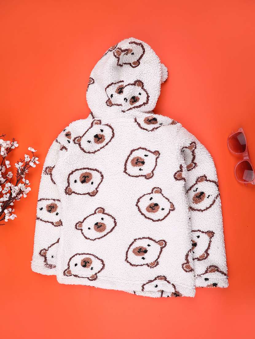 kids self designed long sleeve hooded sweatshirt - 21958076 -  Standard Image - 1