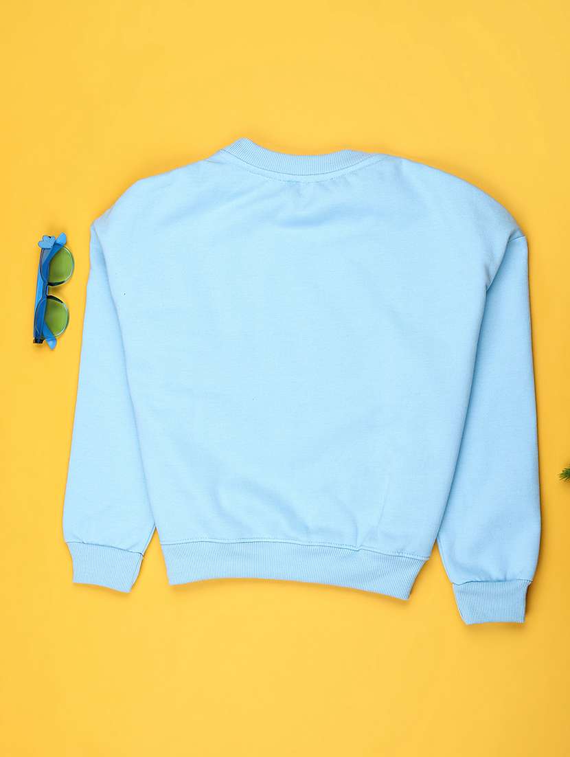 girls printed long sleeve swwatshirt  - 21958140 -  Standard Image - 1