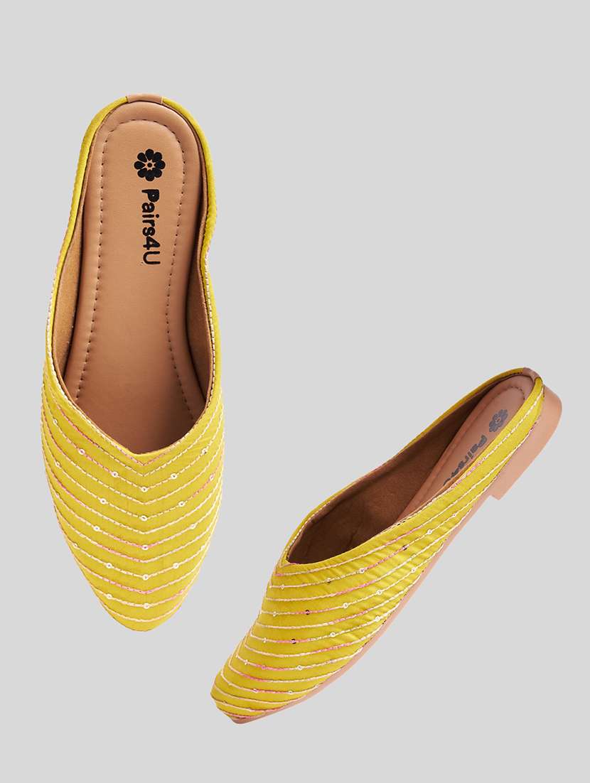 women embroidered slip on mule - 21958262 -  Standard Image - 4