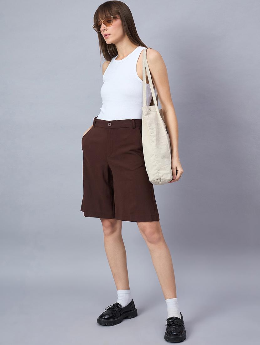 women solid sleeveless crop tank top - 21958383 - Standard Image - 4