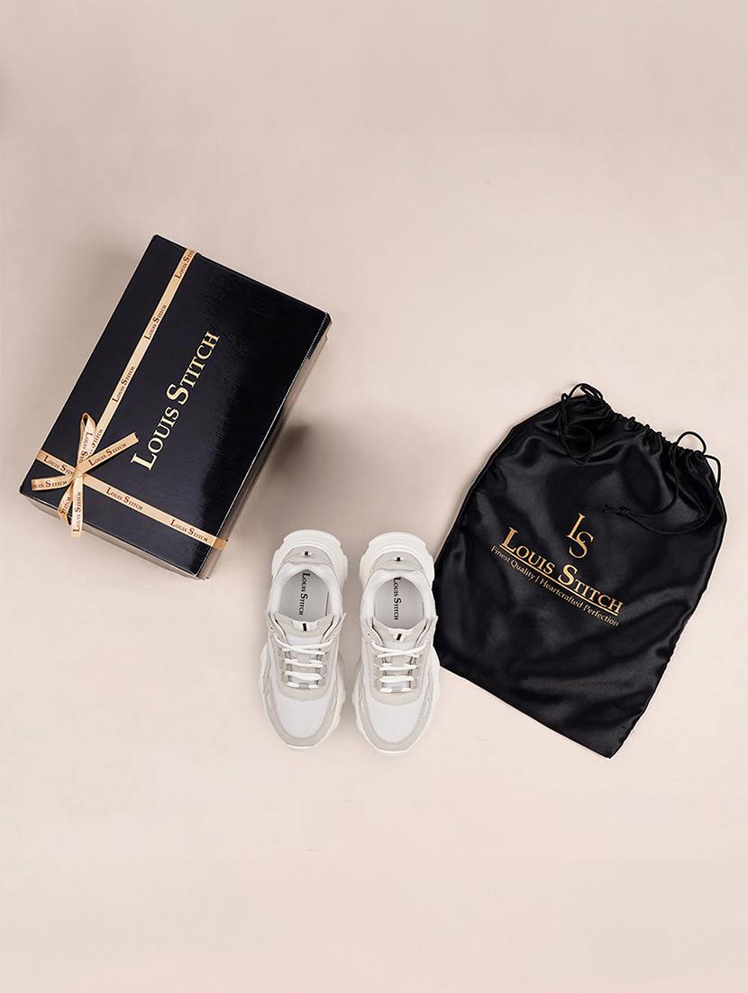 women solid lace up sneaker - 21958409 - Standard Image - 4