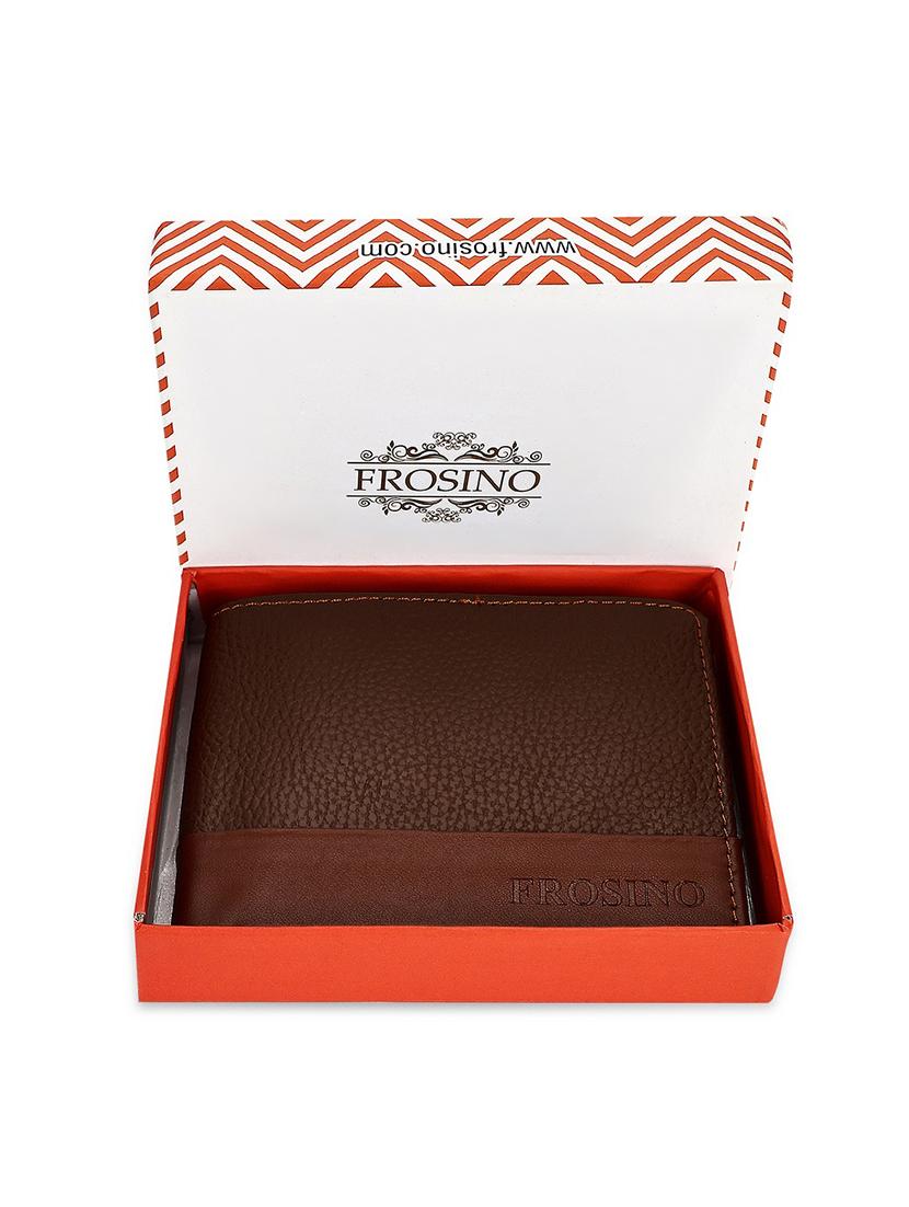men brown leatherette wallet - 21958466 - Standard Image - 4