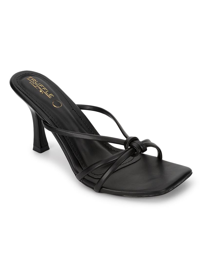 women black slip on sandal - 21958491 -  Standard Image - 1