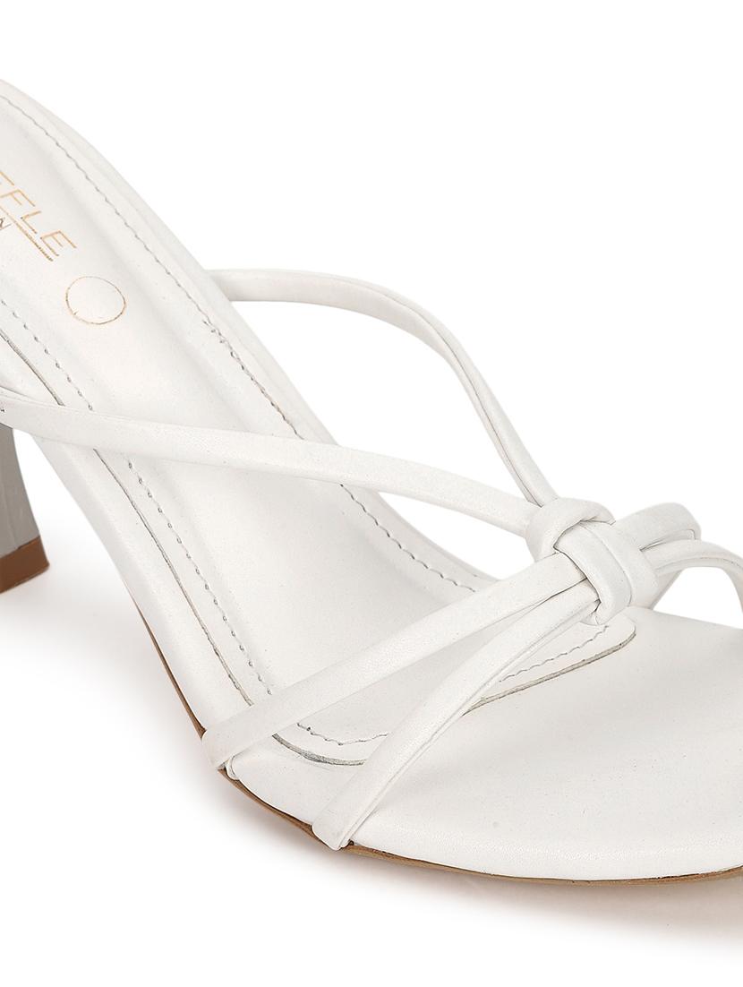 women white slip on sandal - 21958493 - Standard Image - 4