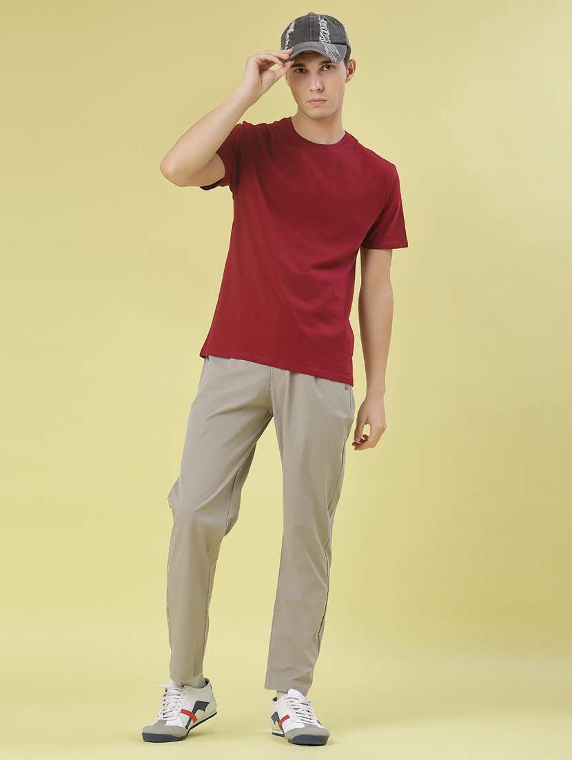 men solid short sleeve regular fit t-shirt - 21958854 -  Standard Image - 4