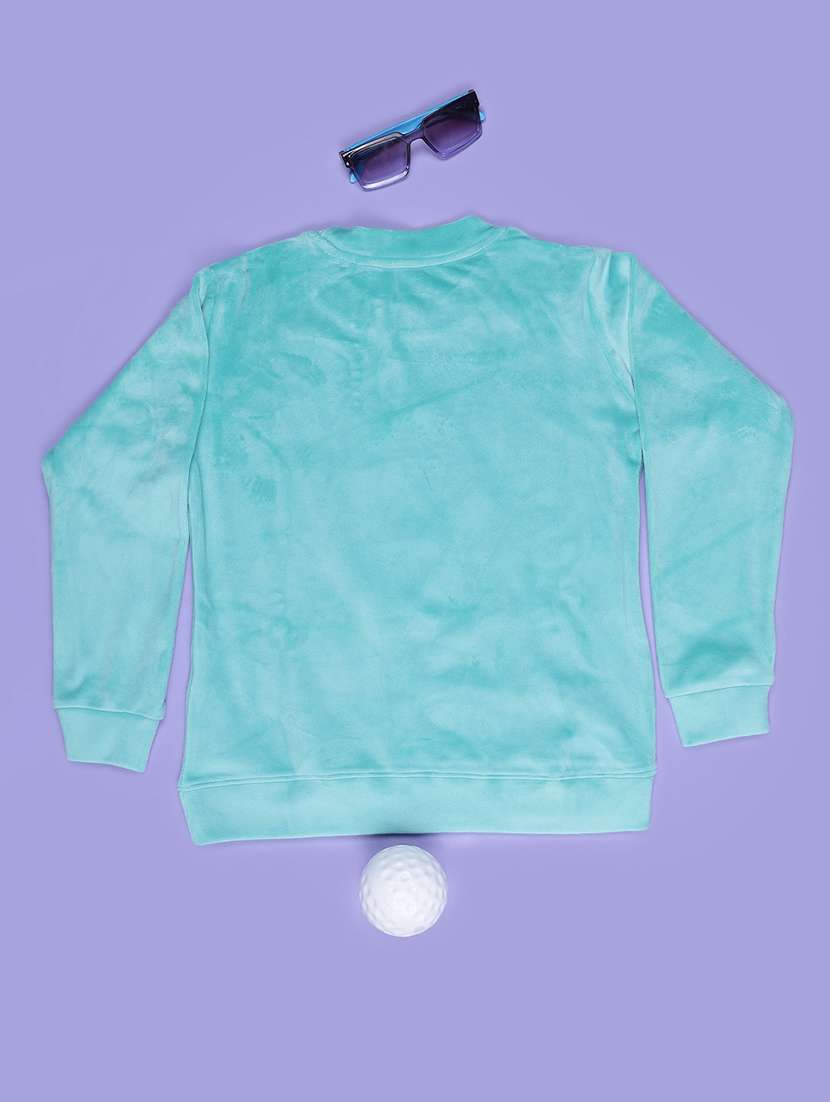 girls front print round neck sweatshirt  - 21958899 -  Standard Image - 1