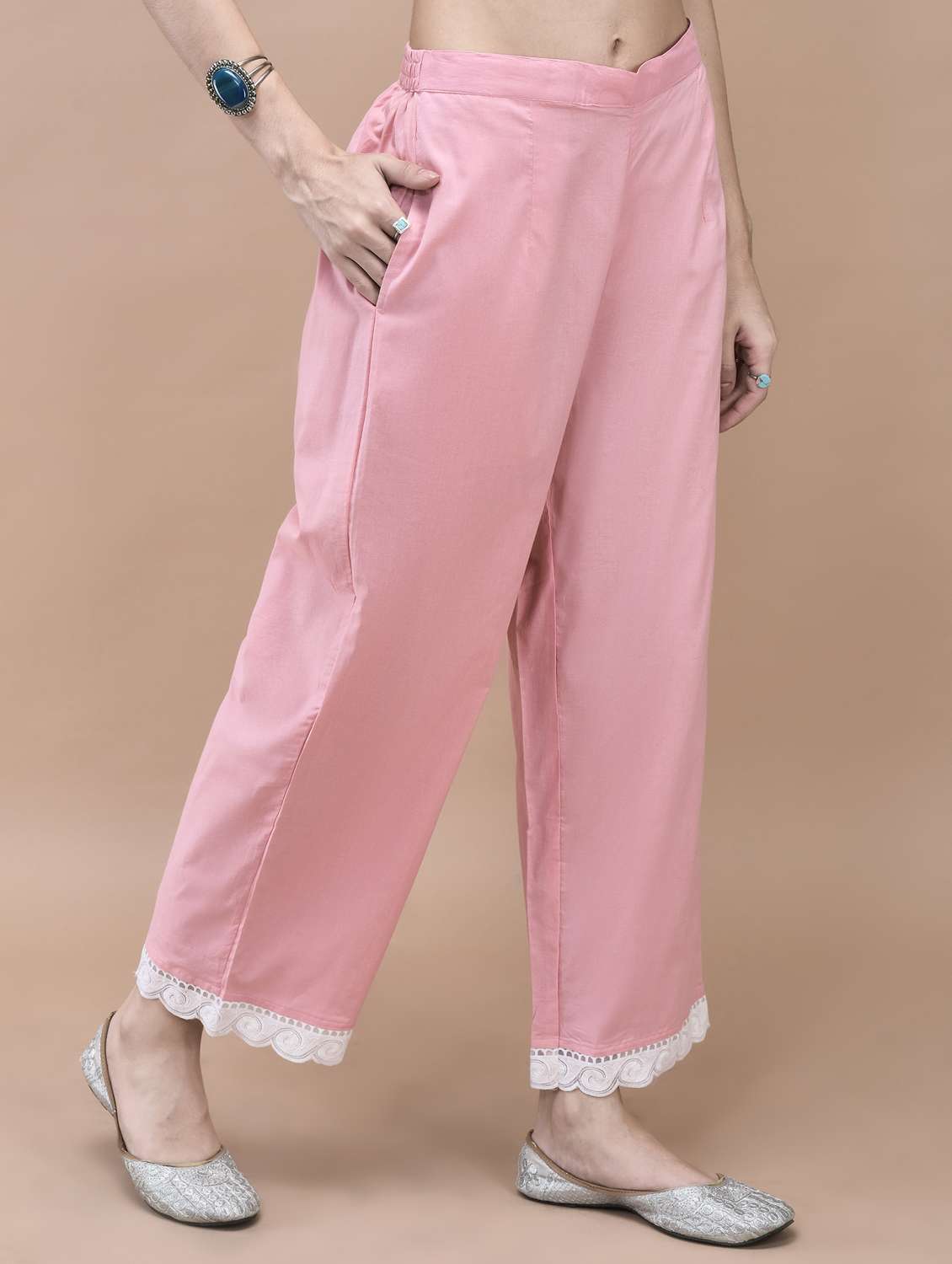 women three quarter sleeve kurta pant with dupatta set - 21959521 -  Standard Image - 4