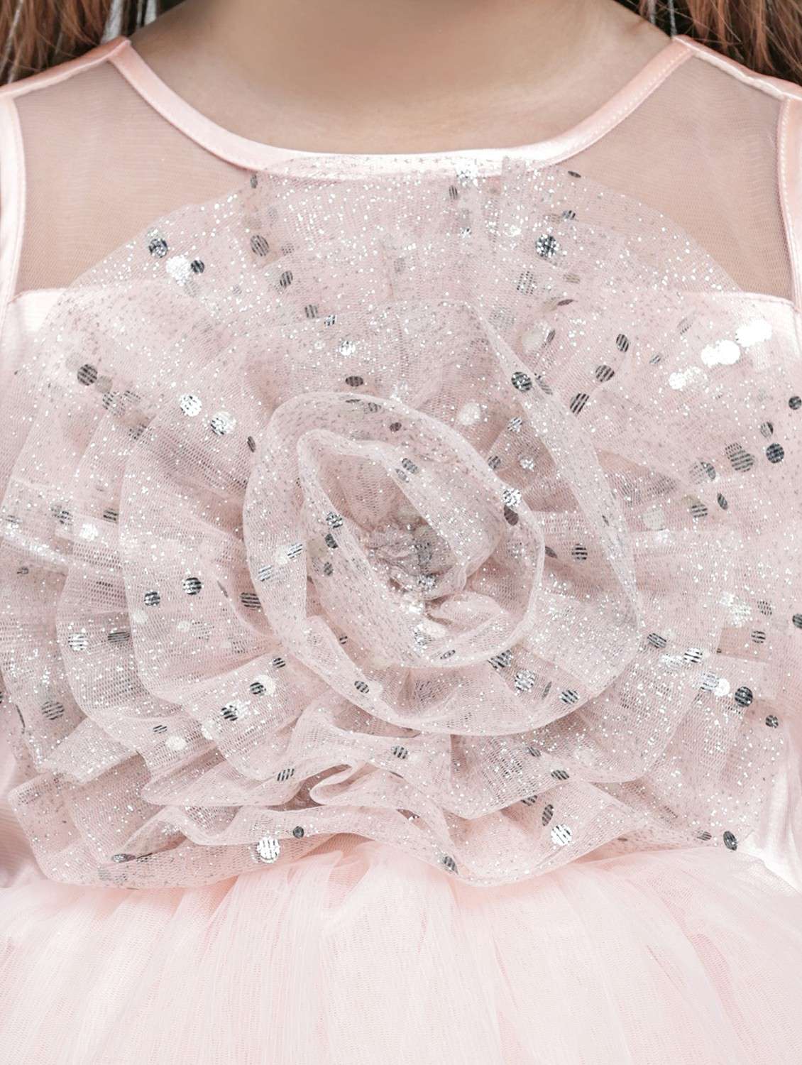 girls embellished sleeveless fit & flare maxi dress - 21959582 -  Standard Image - 4