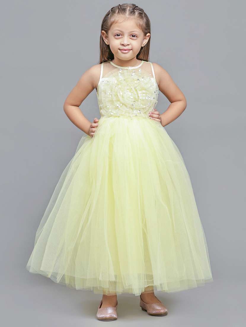 girls embellished sleeveless fit & flare maxi dress - 21959586 -  Standard Image - 1