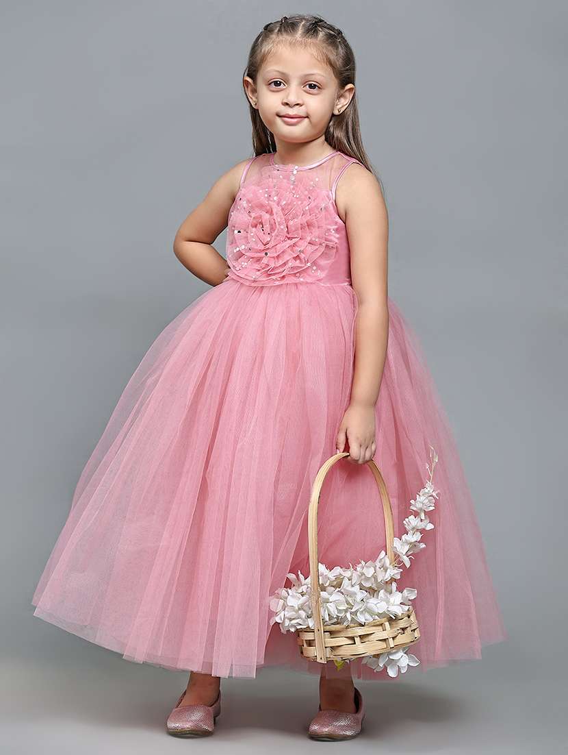 girls embellished sleeveless fit & flare maxi dress - 21959587 -  Standard Image - 1