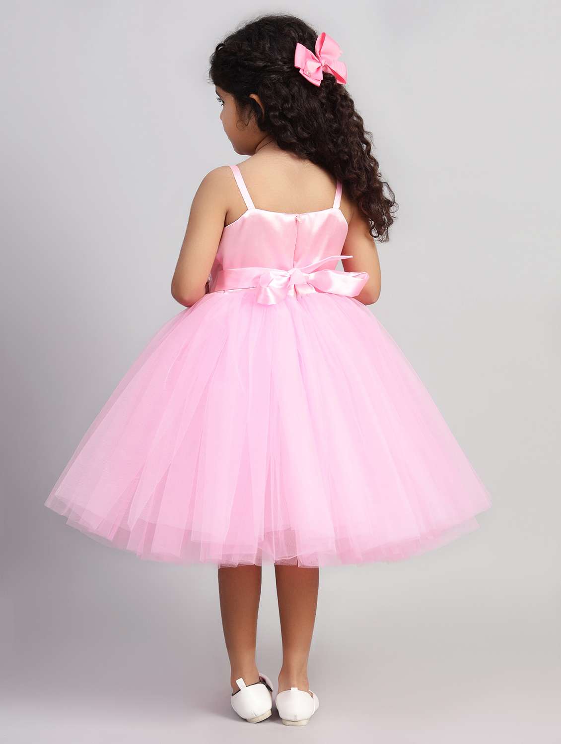 girls embellished shoulder strap fit & flare dress - 21959600 -  Standard Image - 4