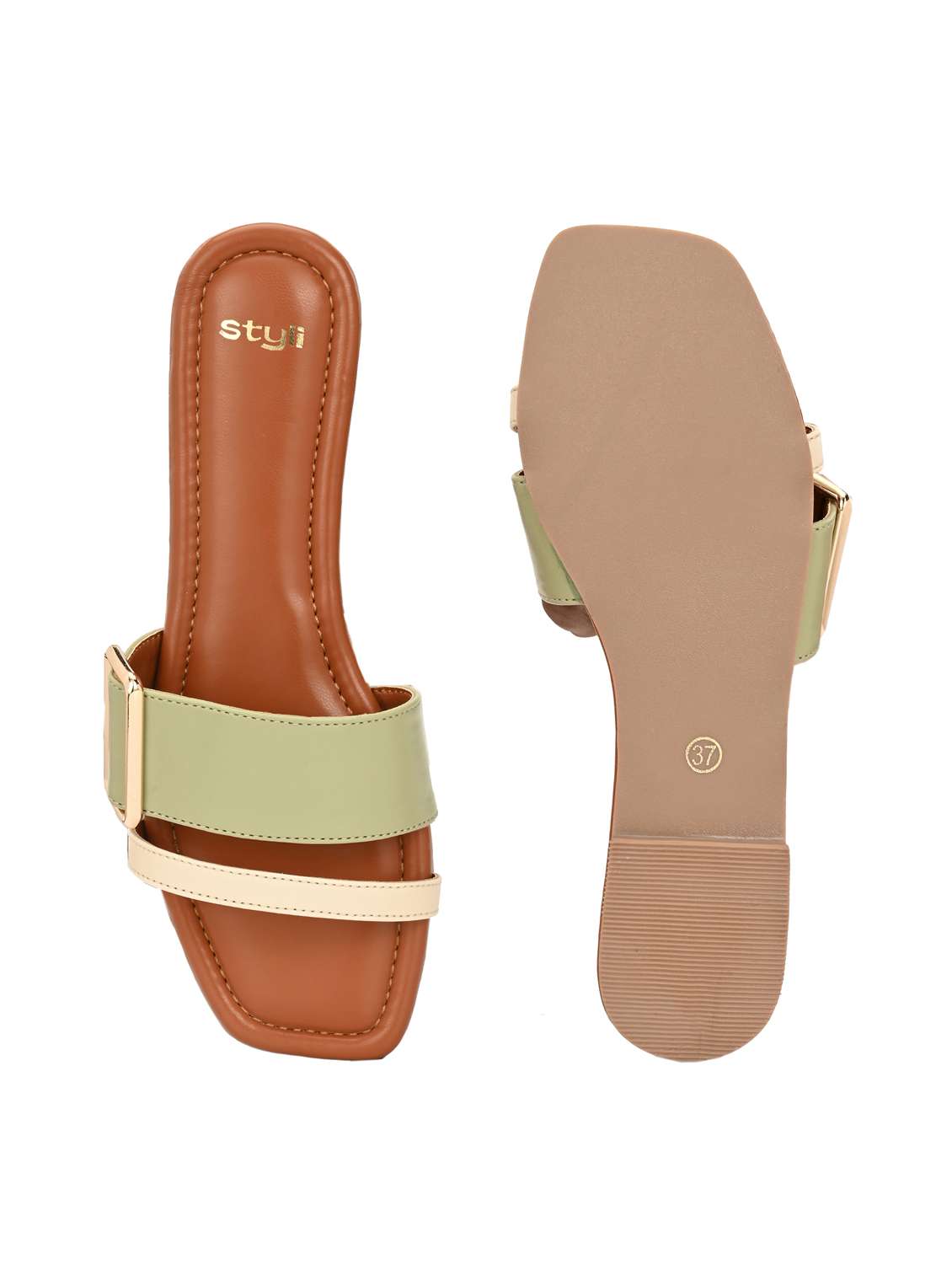 women neo mint slip on sandal - 21959634 -  Standard Image - 4