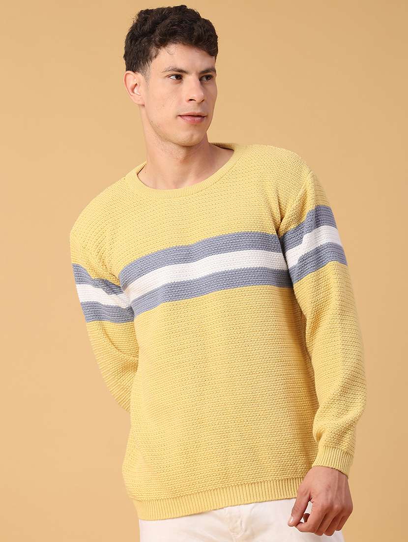 men tapered long sleeve pullover - 21959717 -  Standard Image - 1