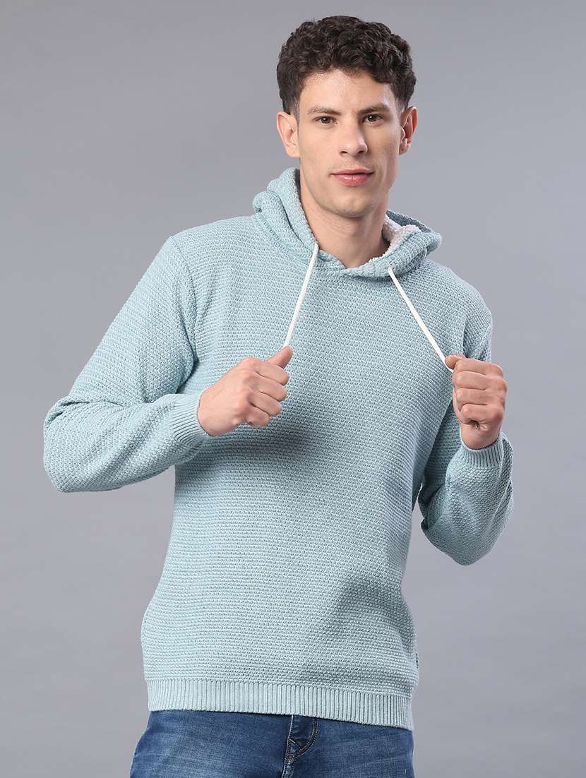 men self design long sleeve regular fit pullover  - 21959748 -  Standard Image - 1