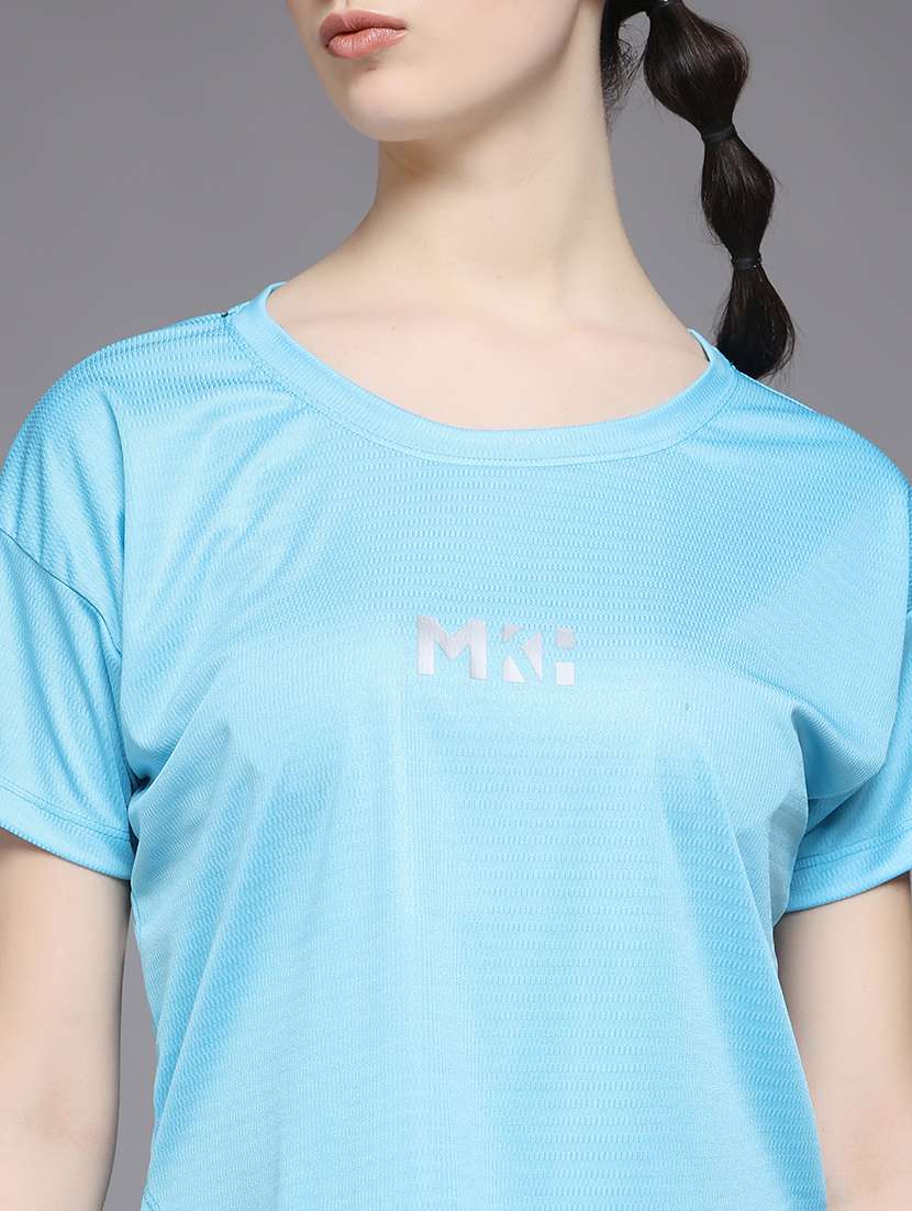 women typography prnted dri-fit sports t-shirt - 21959857 -  Standard Image - 6