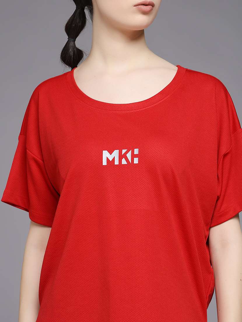 women typography prnted dri-fit sports t-shirt - 21959861 -  Standard Image - 6