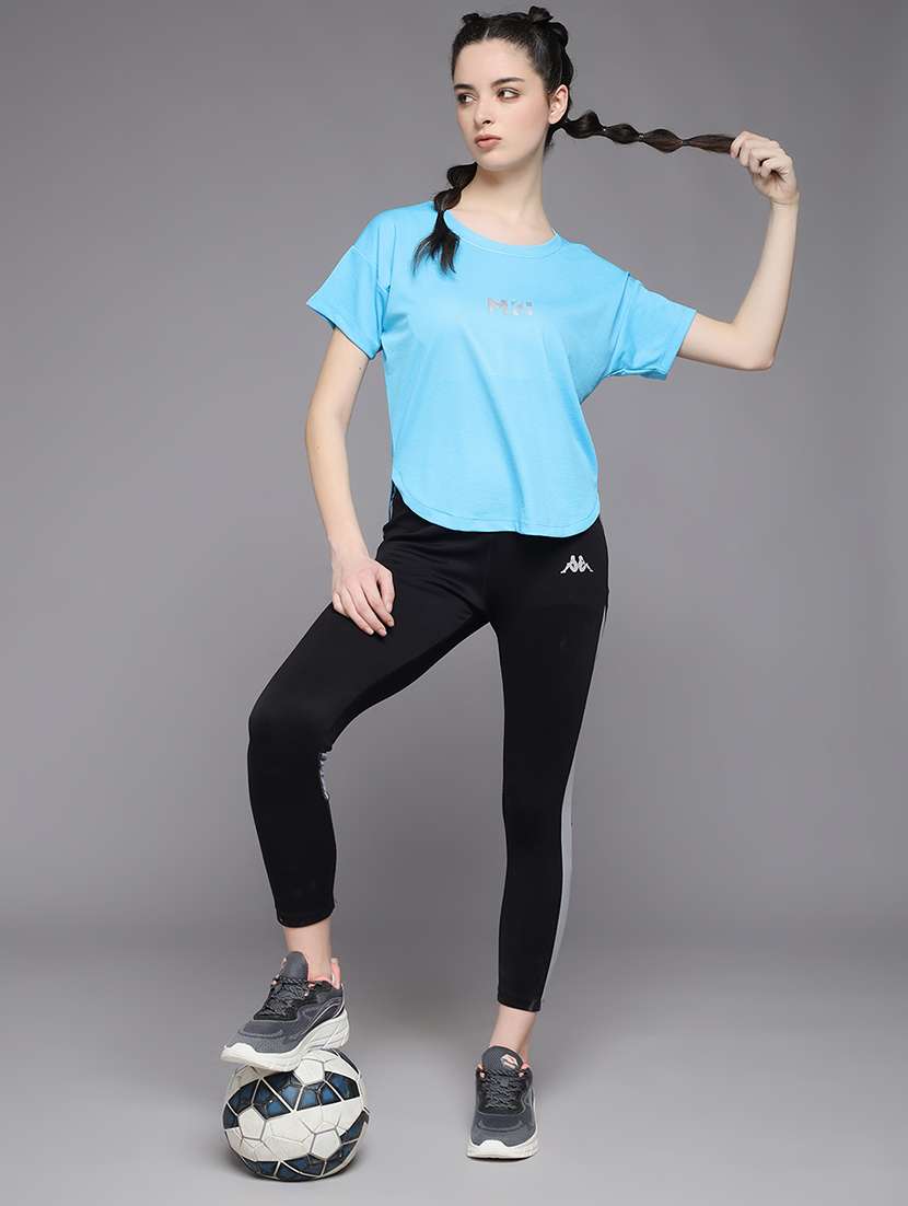 women typography printed dri-fit sports t-shirt - 21959864 -  Standard Image - 4