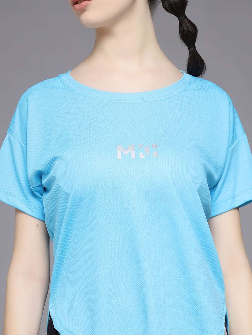 women typography printed dri-fit sports t-shirt - 21959864 -  Standard Image - 6