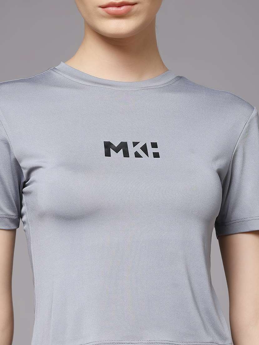 women printed dri-fit crop sports t-shirt - 21959873 -  Standard Image - 6