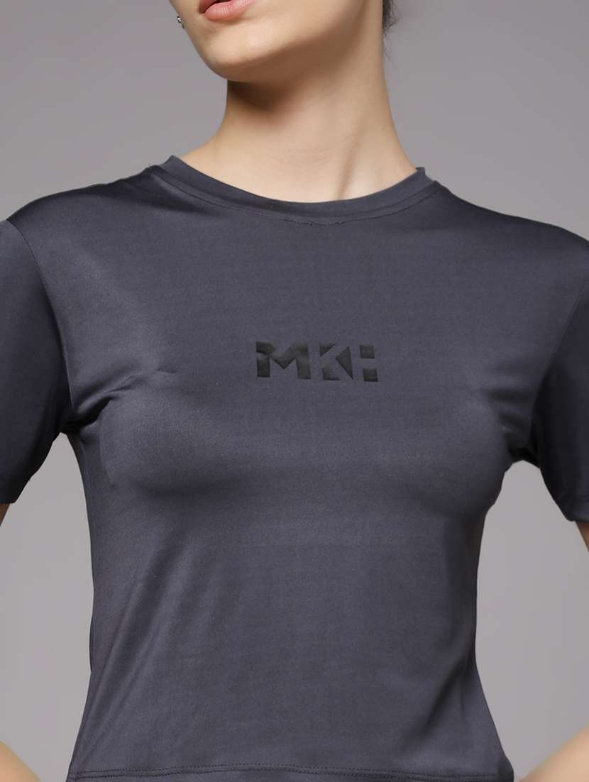 women printed dri-fit crop sports t-shirt - 21959874 -  Standard Image - 6