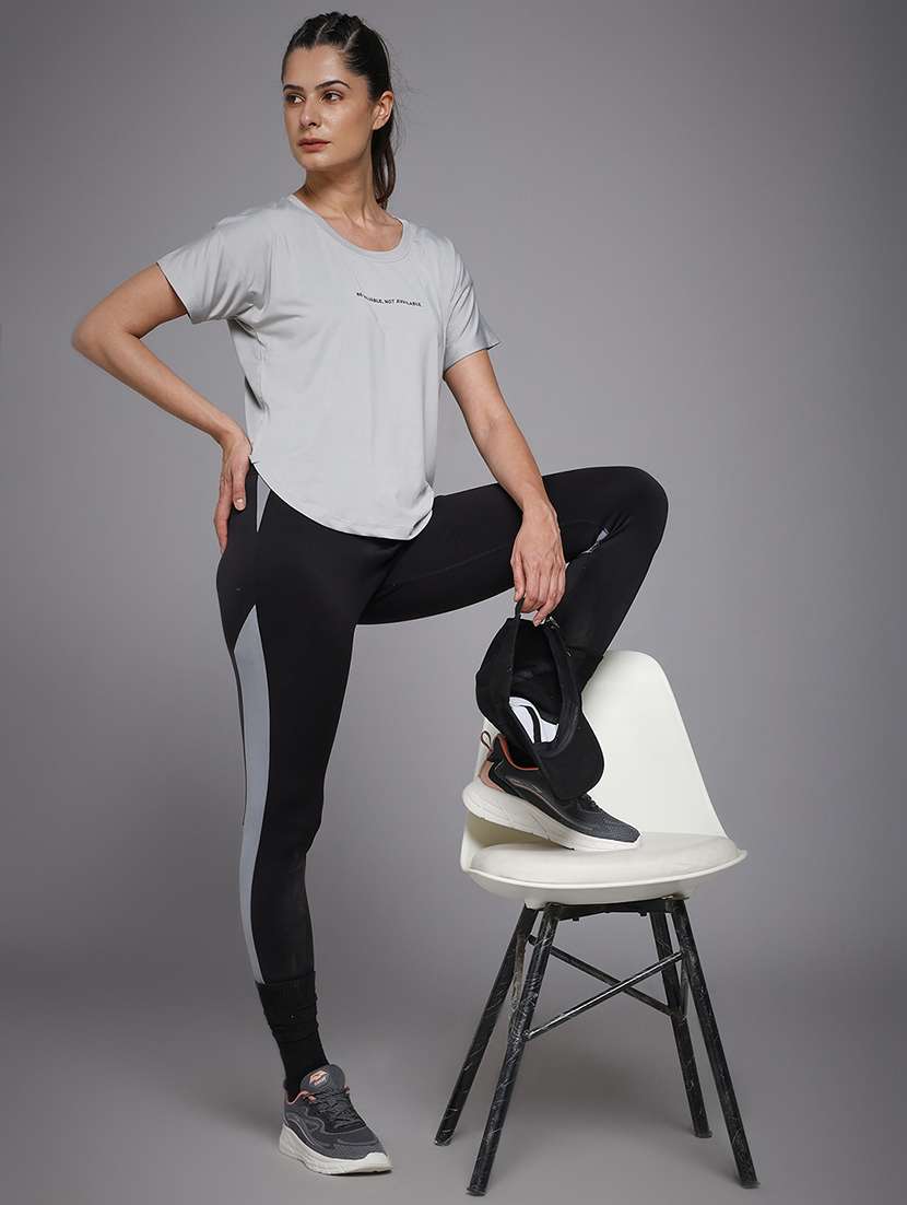 women typography prnted dri-fit sports t-shirt - 21959891 -  Standard Image - 6