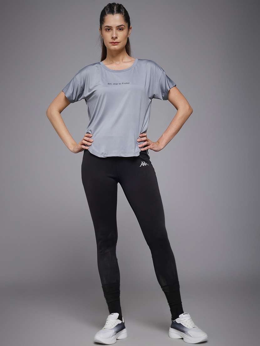 women typography prnted dri-fit sports t-shirt - 21959903 -  Standard Image - 6