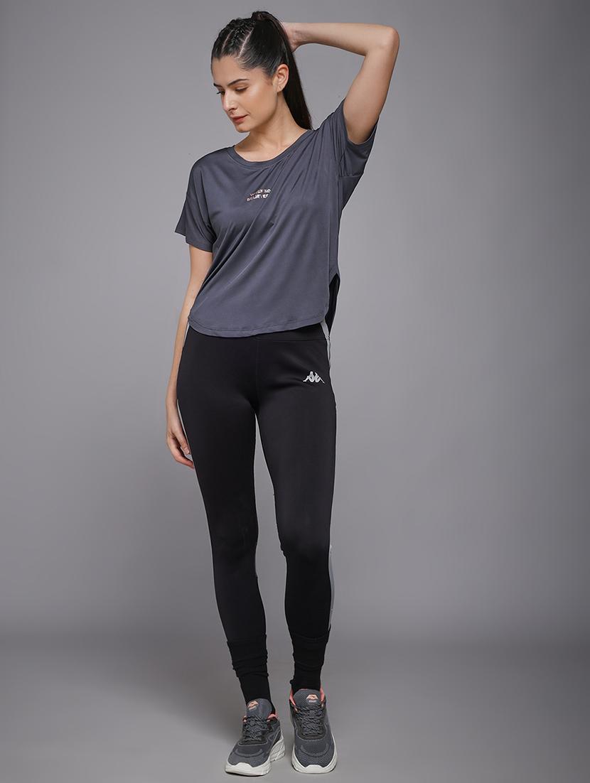 women typography prnted dri-fit sports t-shirt - 21959954 - Standard Image - 6