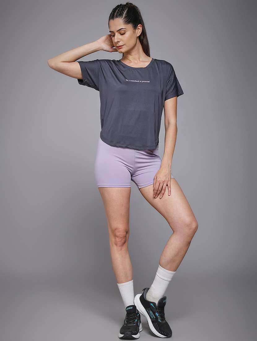 women typography prnted dri-fit sports t-shirt - 21959959 -  Standard Image - 6