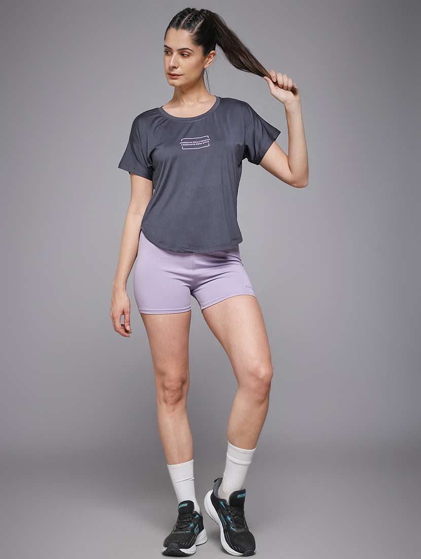 women typography prnted dri-fit sports t-shirt - 21959962 -  Standard Image - 6