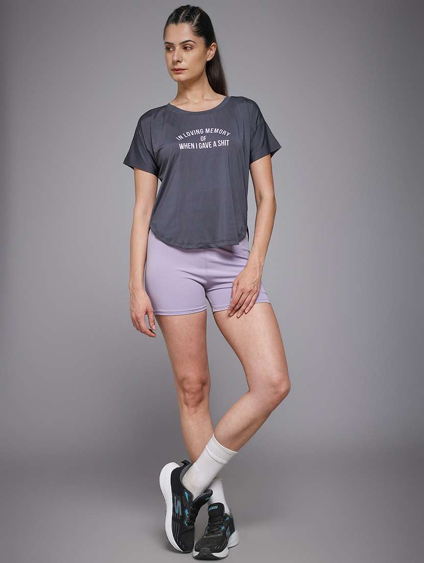 women typography prnted dri-fit sports t-shirt - 21959963 -  Standard Image - 6