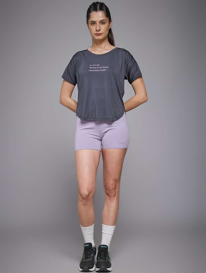 women typography prnted dri-fit sports t-shirt - 21959967 -  Standard Image - 6