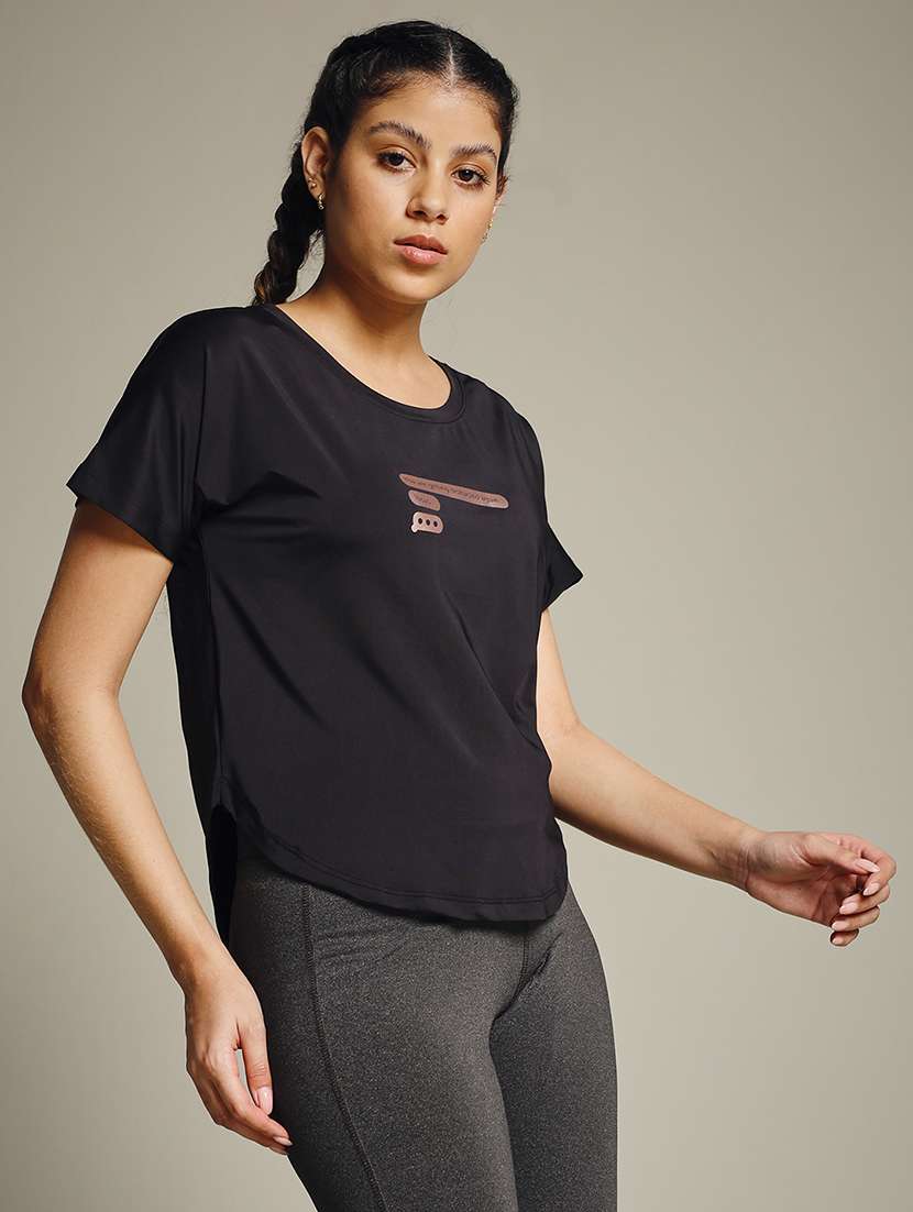 placement print round neck t-shirt - 21959980 -  Standard Image - 1