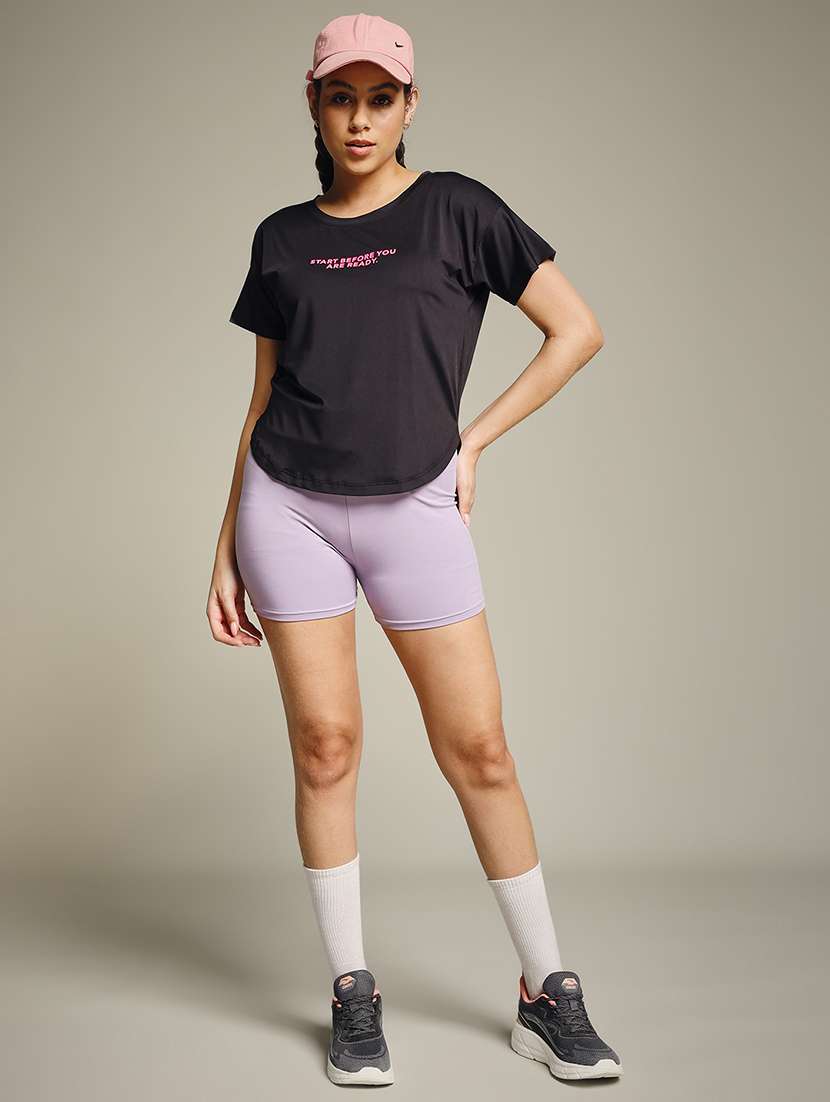 women typography prnted dri-fit sports t-shirt - 21959981 -  Standard Image - 6