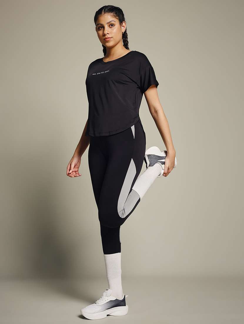 women typography prnted dri-fit sports t-shirt - 21959984 -  Standard Image - 6