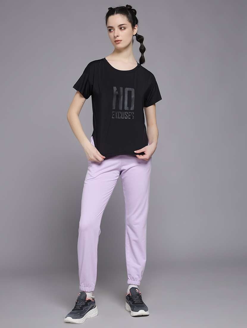 women typography prnted dri-fit sports t-shirt - 21959994 -  Standard Image - 6