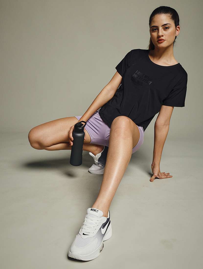 women typography prnted dri-fit sports t-shirt - 21960020 -  Standard Image - 6