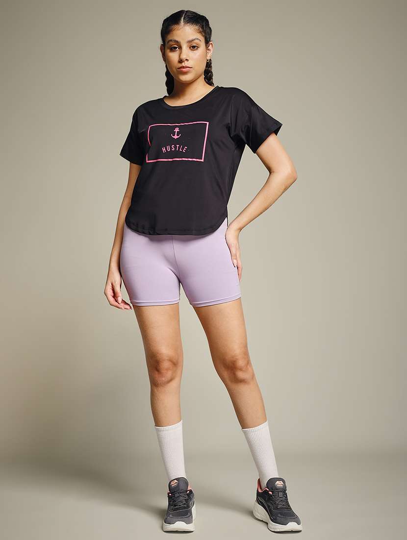 women typography prnted dri-fit sports t-shirt - 21960059 -  Standard Image - 6