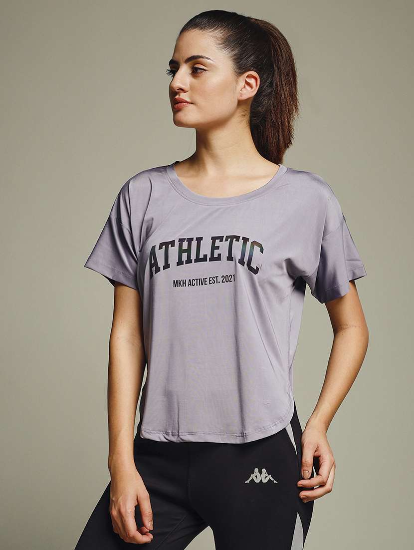 lavender polyester regular tshirt
