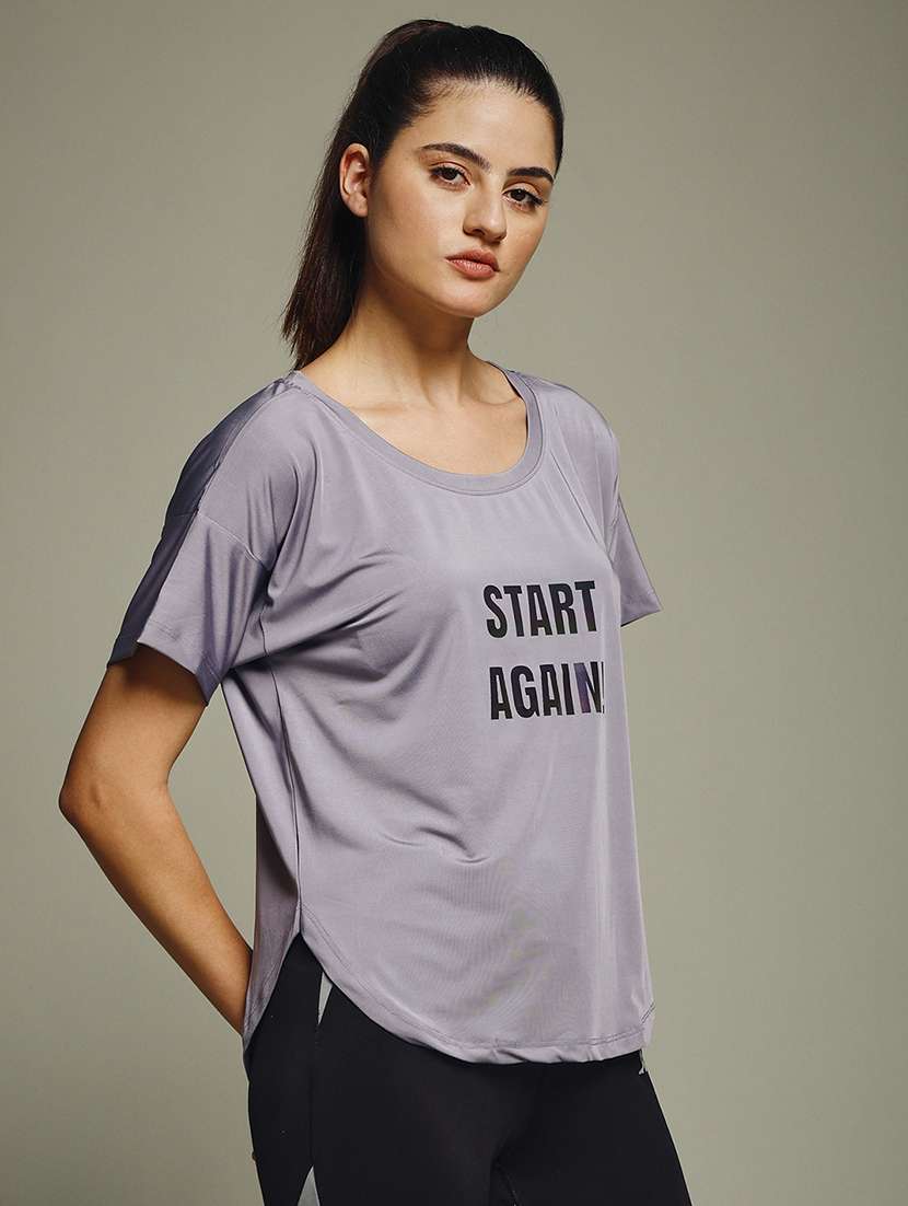 women printed dri-fit sports t-shirt - 21960092 -  Standard Image - 1