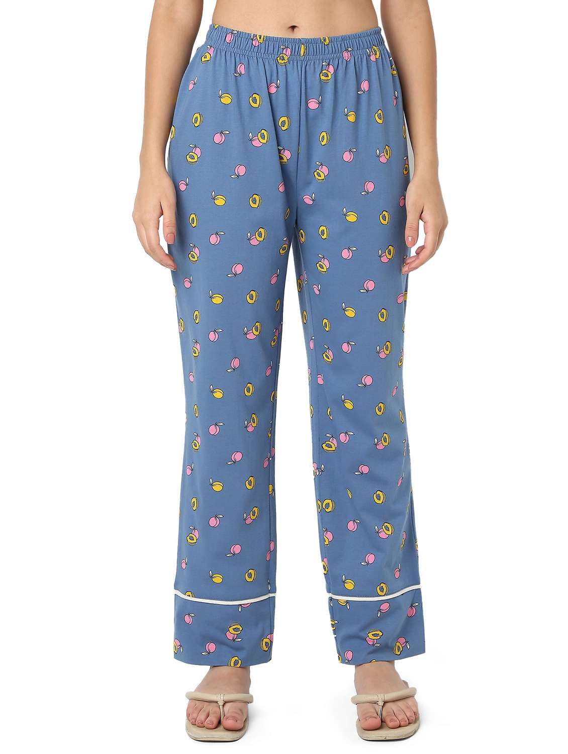 women printed nightwear pyjama set - 21960172 -  Standard Image - 4