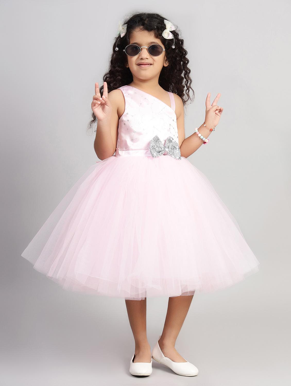 girls embellished sleeveless fit & flare dress - 21960346 - Standard Image - 1
