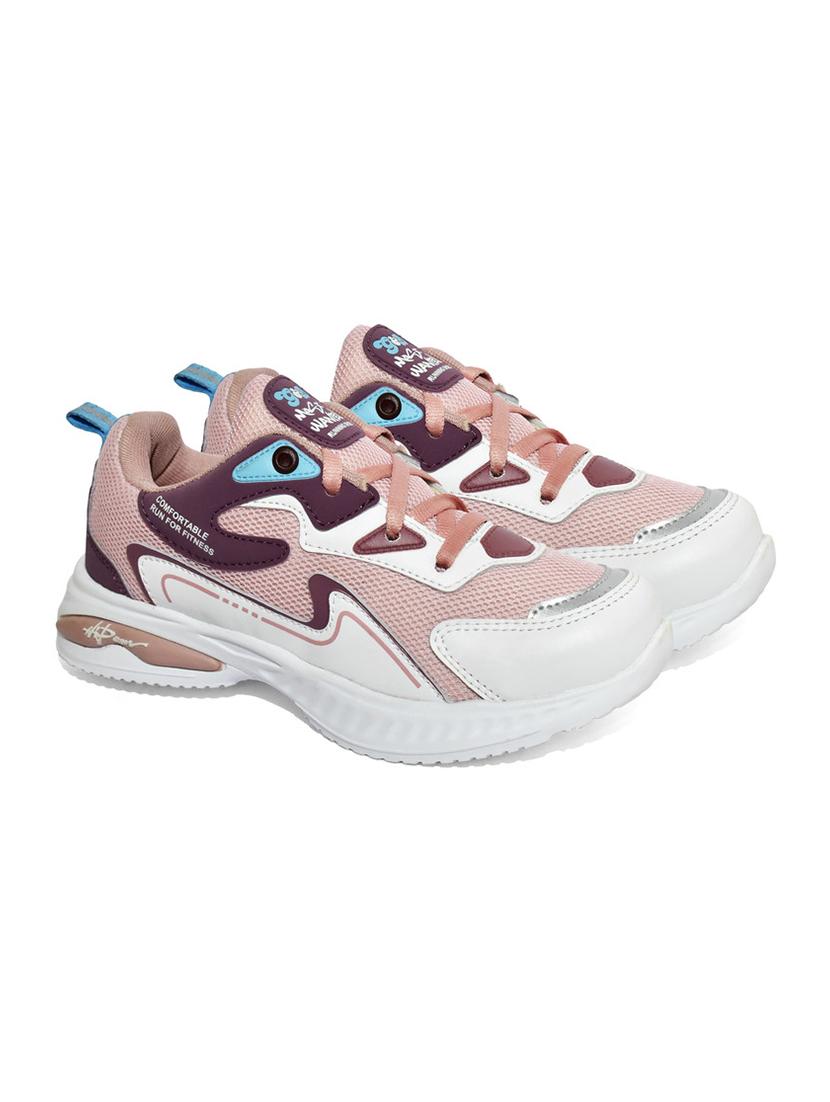  kids pink synthetic leather sports shoe - 21960469 -  Standard Image - 1
