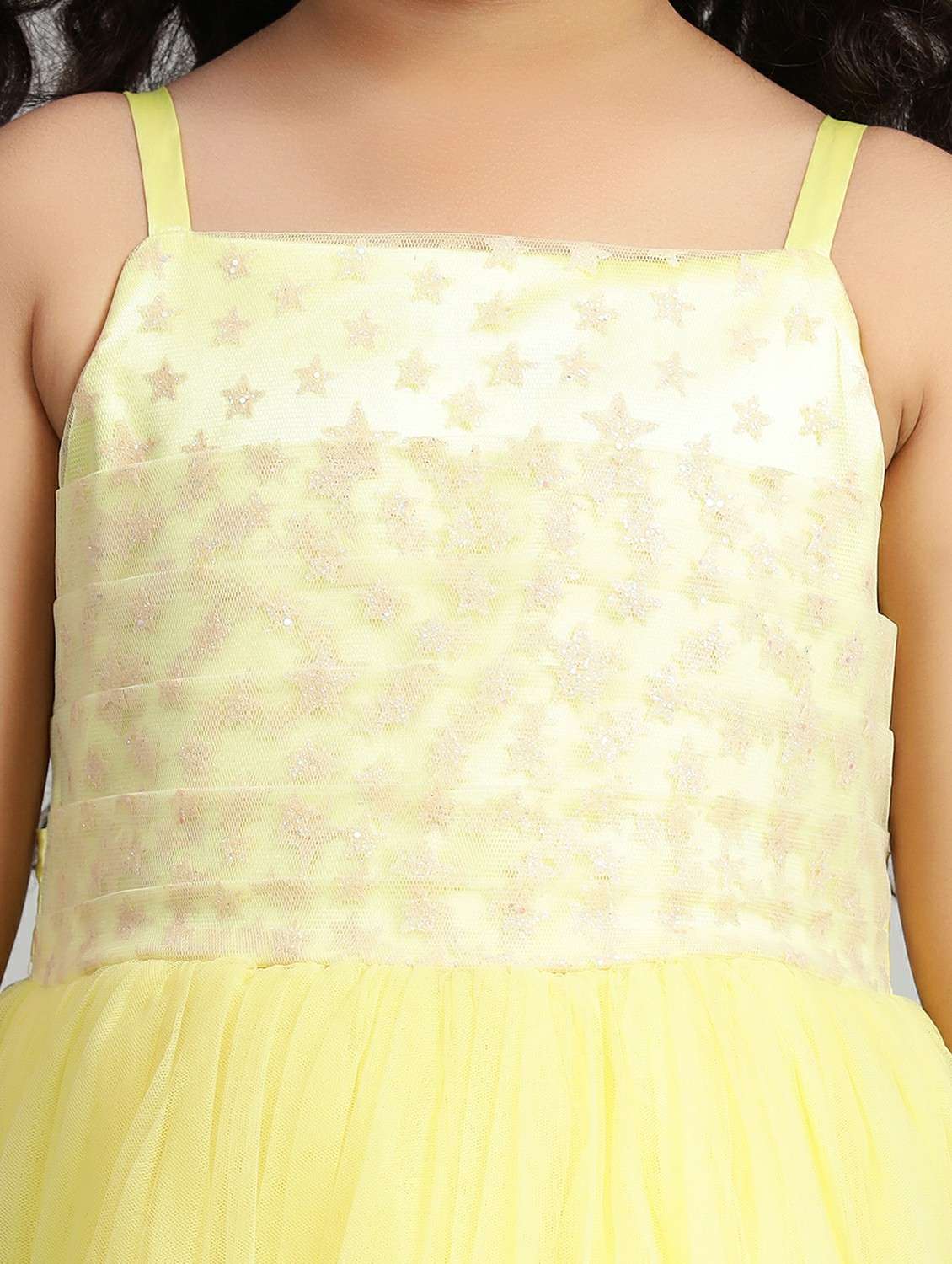 girls embellished shoulder strap fit & flare dress - 21960522 -  Standard Image - 4